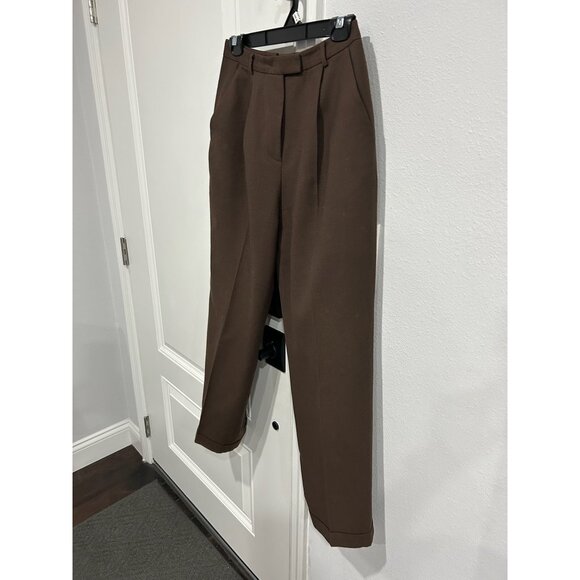 Nordstrom Womens Classic Tailored Lined Wool Trousers Size 6 Petite Workwear - Picture 3 of 11